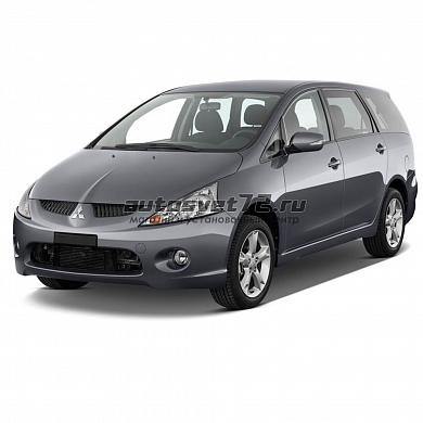 Стeклo фары Mitsubishi Grandis 2003-2011 (правое)
